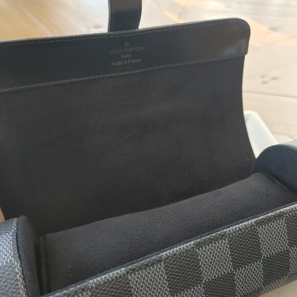 Louis Vuitton Monogram Eclipse black Watch Travel Pouch (New) - Picture 6 of 10